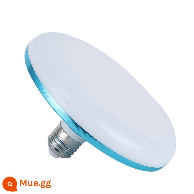 Đèn LED hút nam châm sạc bóng đèn ngoài trời gian hàng chợ đêm chiếu sáng di động đèn treo khẩn cấp chống nước siêu sáng - Đèn trần vít E27 (xanh) 12W đường kính 95mm, màu trắng