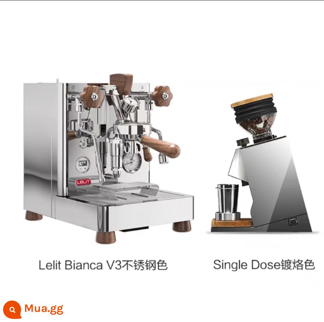 Ý Lelit Bianca V3 đòn bẩy áp suất biến đổi nồi hơi đôi Bơm quay PID E61 máy pha cà phê espresso - hợp kim hàn liều v3+