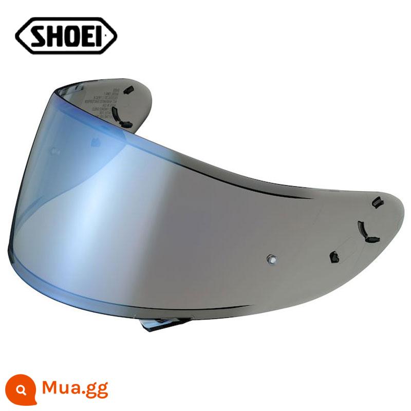 Nhập khẩu từ Nhật Bản SHOEI X14/Z-7/GT-Air/Z8/NEOTEC Mũ bảo hiểm xe máy ban đầu nhà máy mạ điện gương photochromic - Ống kính màu xanh mạ điện X14\Z7