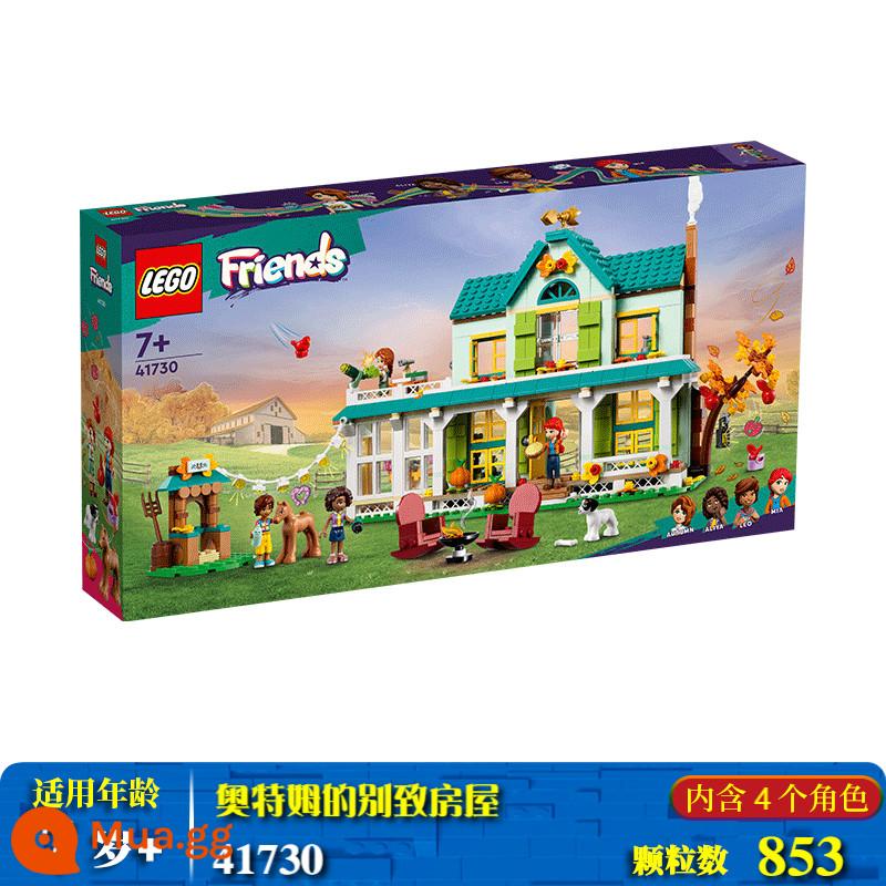 Lego Bé Gái Lắp Ráp Khối Xây Dựng Đồ Chơi Nhà Hàng Bạn Bè Công Chúa Elsa Frozen Disney Lâu Đài Quà Tặng - Những ngôi nhà sang trọng vào mùa thu