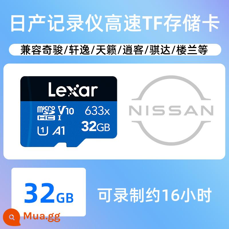 [Nissan chuyên dụng] Lexar Nissan 21 mẫu 14 thẻ nhớ ghi âm lái xe Sylphy mới Bộ nhớ 32g thẻ tf chuyên dụng Qijun Tiida Teana Bluebird thẻ nhớ tf xe hơi tốc độ cao - 3 Máy ghi âm lái xe Nissan 2G chuyên dụng [Lexar]