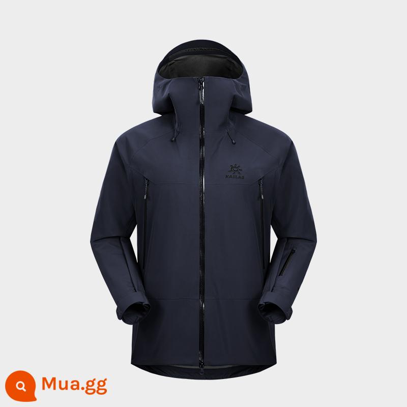 KAILAS MONT X Áo khoác vỏ cứng trong mọi thời tiết GTX Quần áo leo núi chuyên nghiệp chống nước mưa lớn dành cho nam và nữ - KG2331111 Dịch vụ bảo trì miễn phí trọn đời màu xanh Sapphire