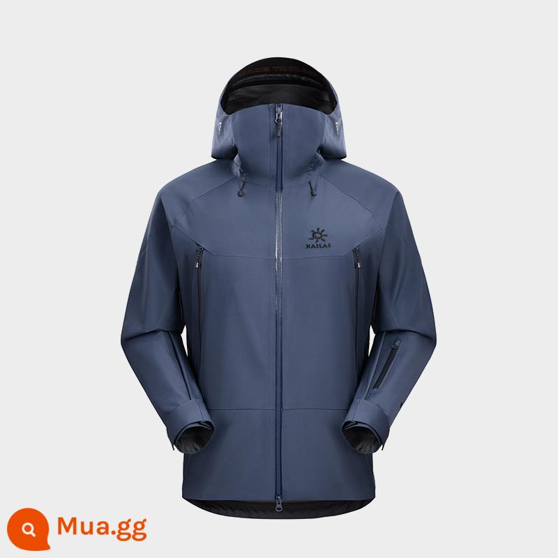 KAILAS MONT X Áo khoác vỏ cứng trong mọi thời tiết GTX Quần áo leo núi chuyên nghiệp chống nước mưa lớn dành cho nam và nữ - KG2331111 Dịch vụ bảo trì miễn phí trọn đời Rock Grey