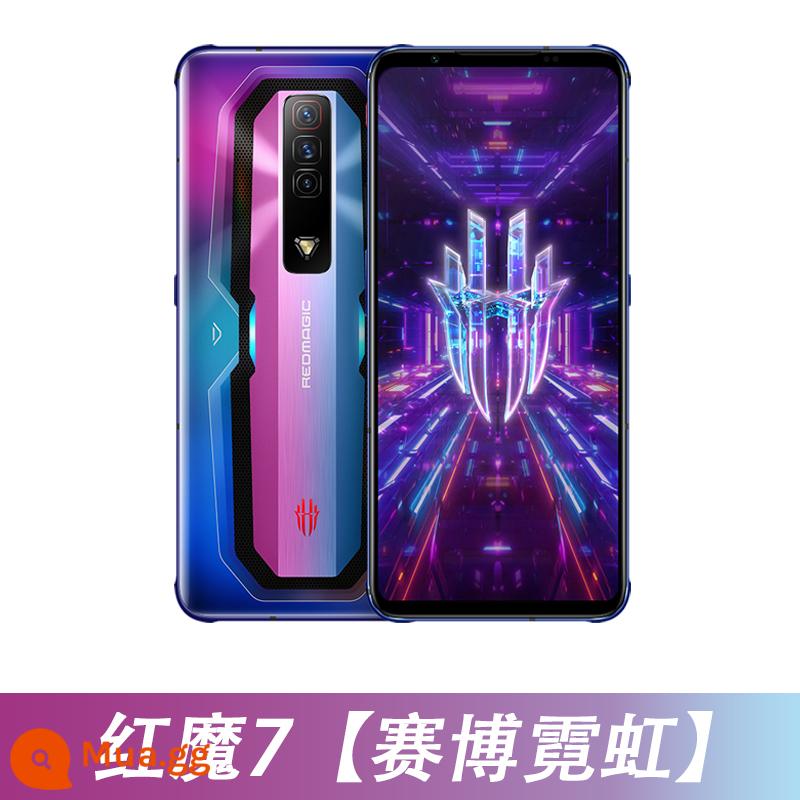 Nubia/Nubia Red Magic 7s 5G điện thoại chơi game thể thao điện tử chính thức cửa hàng hàng đầu trang web chính thức Điện thoại di động Red Magic 7pro Red Magic 6r6SPro chính hãng - Quỷ đỏ 7 [Cyber ​​​​Neon]