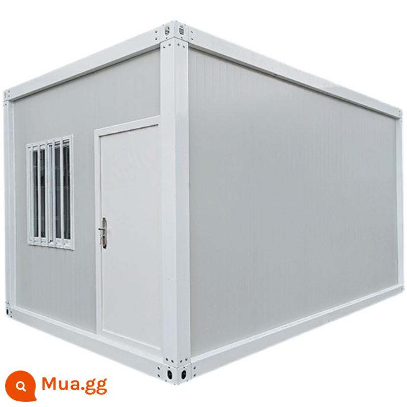 Khu dân cư container nhà di động xuất khẩu văn phòng tùy chỉnh tạm thời thép tấm màu nhà đơn giản lắp ráp nhanh container nhà di động - màu trắng kem