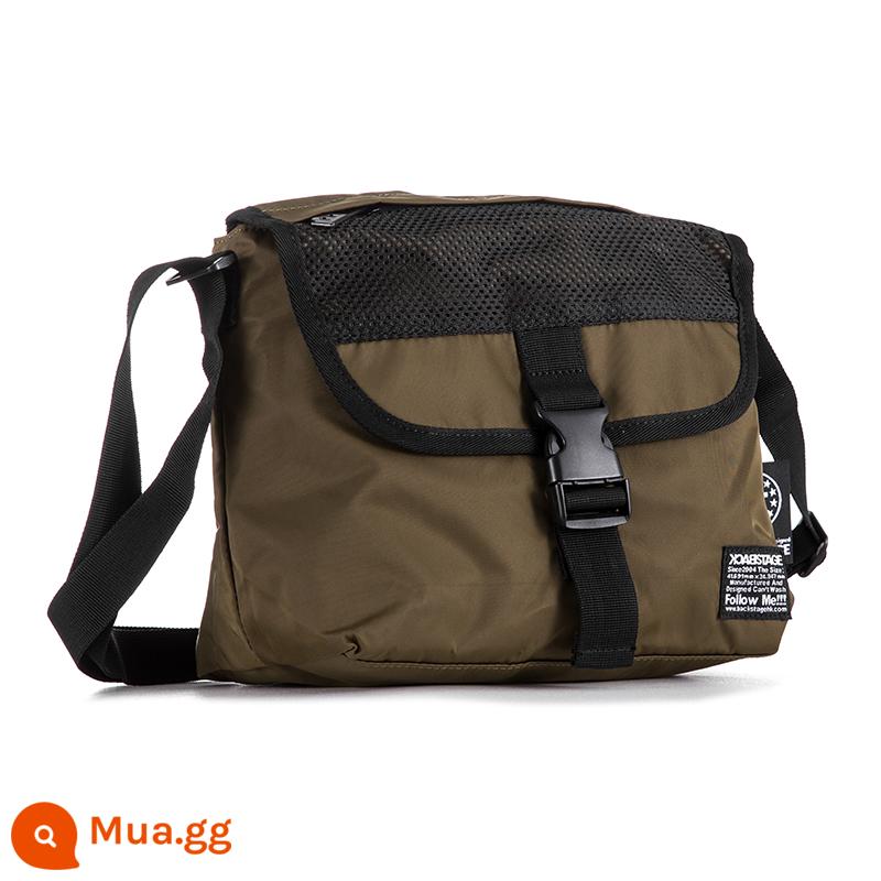 Thương hiệu Thương hiệu Túi đeo vai nam Thương hiệu Phong trào Xu hướng Oxford Vải Oxford Hip -hop Trendy Postman Student Bag Bag Bag - màu xanh lá