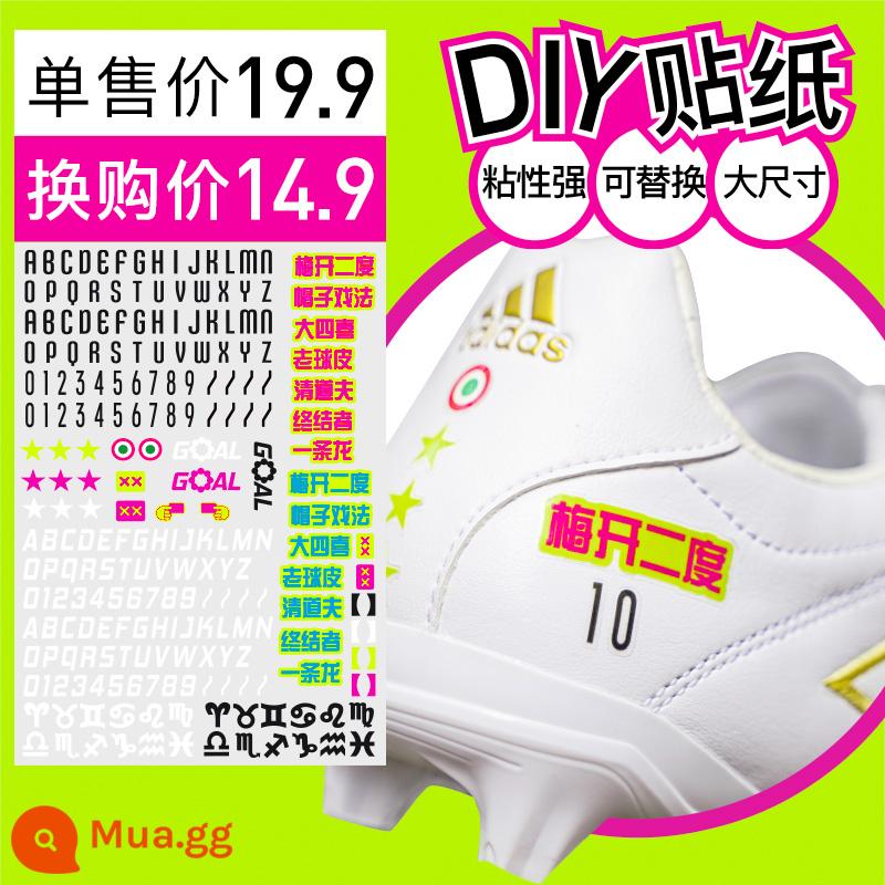 Little Lizi: Lining/Li Ning Iron 2.5 times top Giày bóng đá MG đinh ngắn da kangaroo nam trưởng thành ASFS007-4 - Giày ASFS0074 + Nhãn dán đa dạng