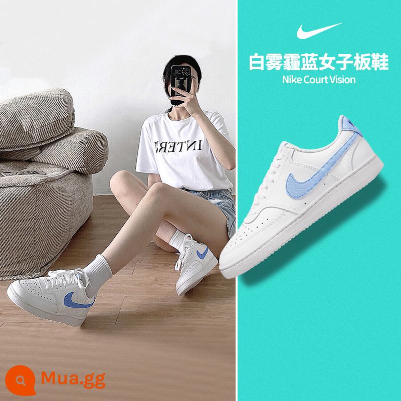 Giày nữ Nike Nike aj chính thức hàng đầu mới màu đỏ chính hãng Air Force One giày thể thao mùa đông giày thường - CD5434-115/Móc màu xanh phiên bản đơn giản của Không quân