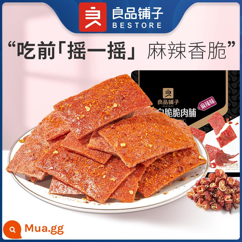 [BESTORE - Heo sấy giòn 35g×2 bịch] Heo sấy giòn Thịt heo sấy giòn Casual Snacks - [cay ngon ngon] Thịt khô giòn giàu protein (vị cay) 37g × 2 túi