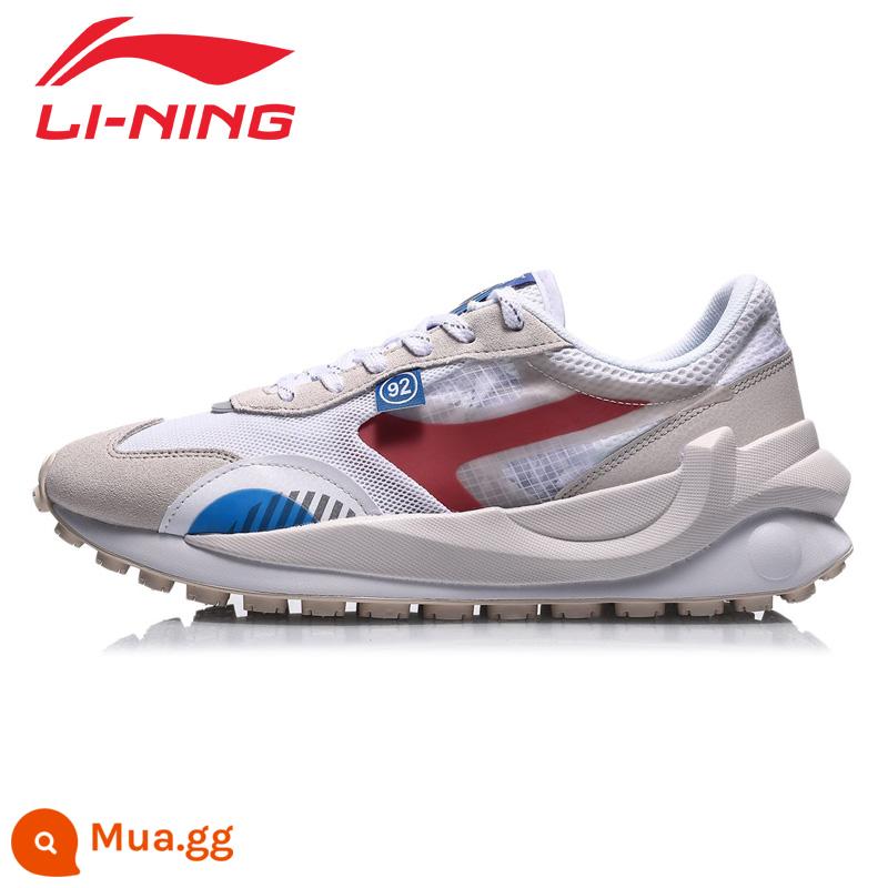 Giày li ning abang giày nam Giày retro 2022 MỚI SNEAK LIGHT SNEAKERS 3K BAN CASUAL BOOD SHOD AGCP345 - 039-3 xám cát trắng [mã chuẩn]