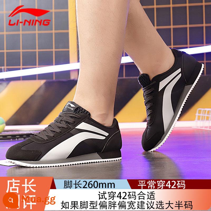 Giày li ning abang giày nam Giày retro 2022 MỚI SNEAK LIGHT SNEAKERS 3K BAN CASUAL BOOD SHOD AGCP345 - 549 Raging Sea Black [Mã tiêu chuẩn]