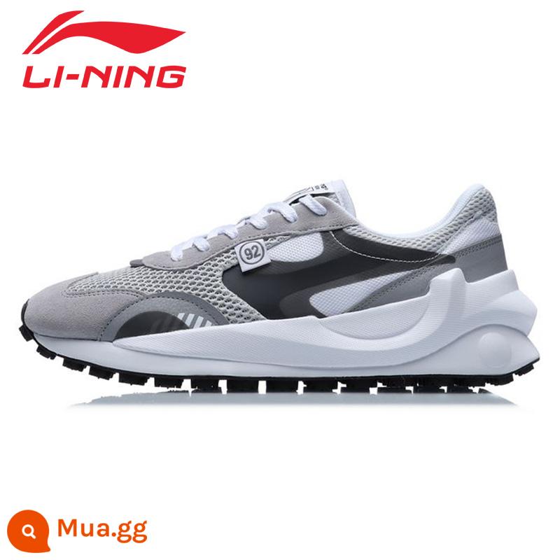 Giày li ning abang giày nam Giày retro 2022 MỚI SNEAK LIGHT SNEAKERS 3K BAN CASUAL BOOD SHOD AGCP345 - 039-1 Ningxue Grey [Mã tiêu chuẩn]