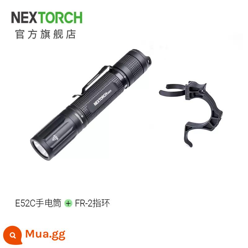 Naled E52C sạc trực tiếp EDC đèn pin ngoài trời ánh sáng mạnh siêu sáng tầm xa đèn pin thẳng nhỏ 3000 lumens - E52C+FR-2