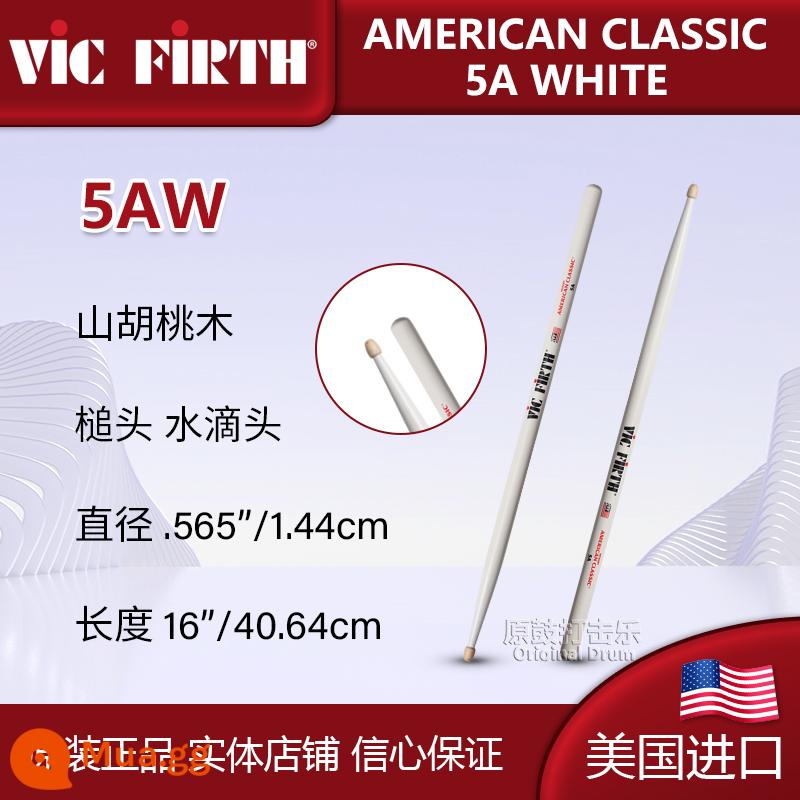 Gậy trống VF trống Vic Firth nhập khẩu Mỹ chuyên nghiệp phổ biến trống jazz trống luyện chữ ký trống búa - Máy nhỏ giọt nước đăng nhập 5AW