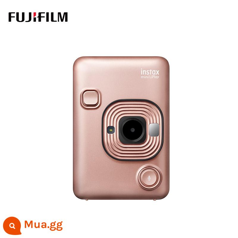 Máy ảnh đứng Fuji mini LiPlay điện thoại di động in ảnh máy ảnh âm thanh liplay EVO - vàng má