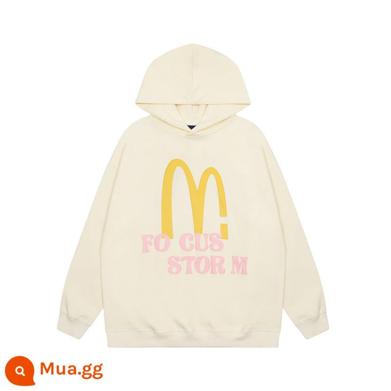 AAXIN Mỹ Retro In Chữ Có Mũ Cho Nữ Thu Đông Hợp Thời Trang Dạo Phố Cao Cấp Cặp Đôi Rời Top Áo hoodie - Màu mơ cộng với nhung