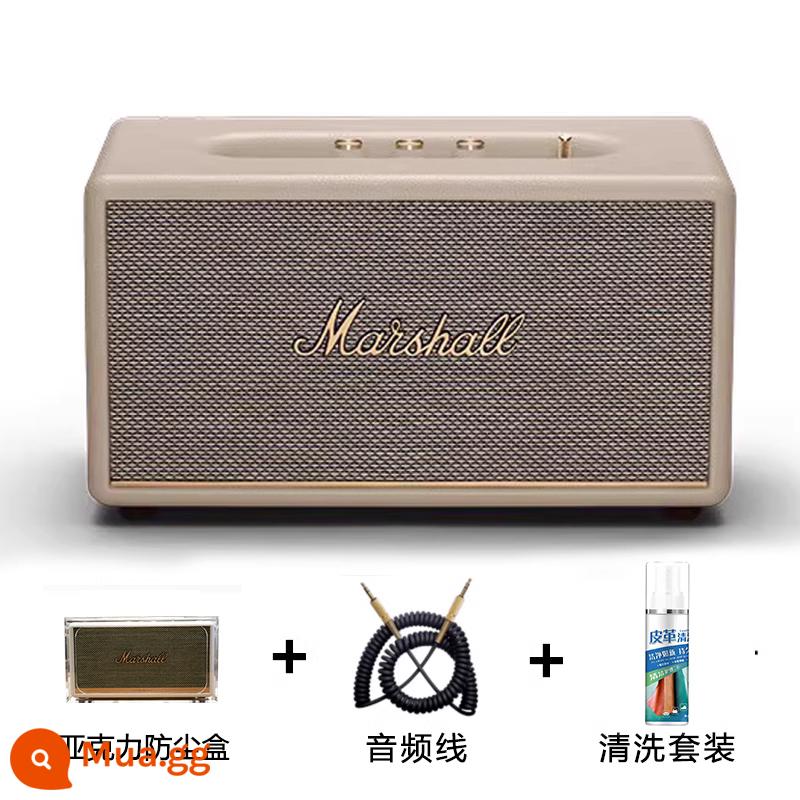 Ngân hàng Quốc gia chính hãng MARSHALL STANMORE III thế hệ thứ ba cửa hàng loa Bluetooth gia đình Marshall - Hộp đựng bụi trắng +