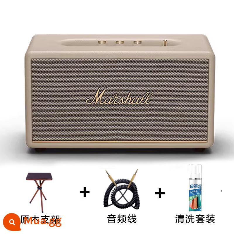 Ngân hàng Quốc gia chính hãng MARSHALL STANMORE III thế hệ thứ ba cửa hàng loa Bluetooth gia đình Marshall - Trắng + chân đế