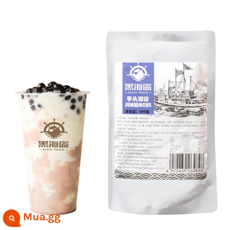 Bột bùn khoai môn cướp biển đen 800g ròng đỏ trà bẩn bùn khoai môn bobo trà sữa nguyên liệu thương mại cho đồ uống nóng mùa đông - Bột Hương Vị Khoai Môn Cướp Biển Đen 800g