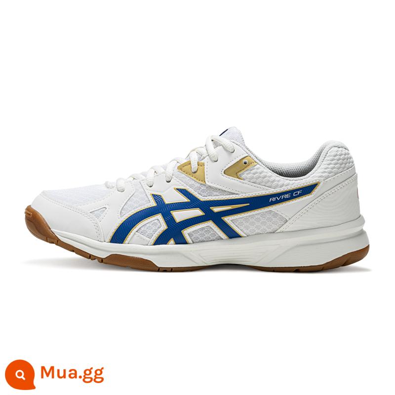 Giày Cầu Lông ASICS Mới RIVRE CF Nam Nữ Chống Trơn Trượt Chống Mòn Giày Cầu Lông Giày Thể Thao Thoáng Khí - trắng xanh