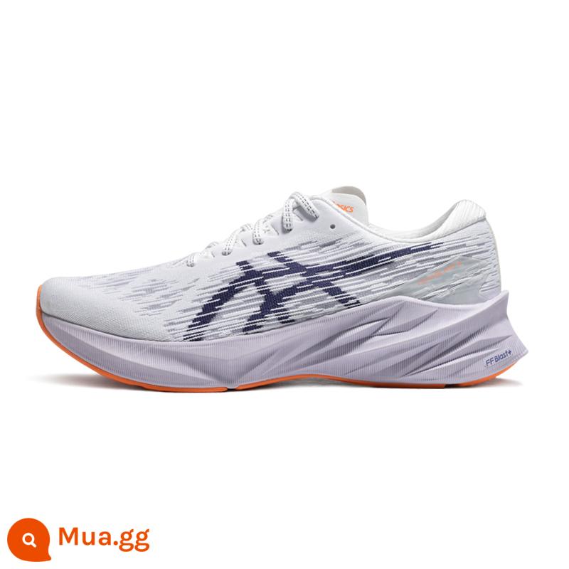 Giày chạy bộ ASICS NOVABLAST 3 giày chạy bộ phục hồi nhẹ nam chuyên nghiệp giày thể thao giảm sốc - Trắng xanh/