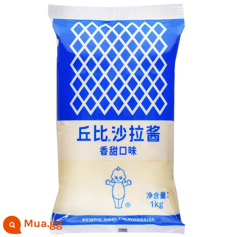 Sốt salad Kewpie 1kg Lòng đỏ trứng Hương vị nguyên bản Sweet Thousand Island Trái cây và rau củ Đặc biệt Thịt Xào Beckham Sushi Thương mại - Sốt salad ngọt túi 1kg