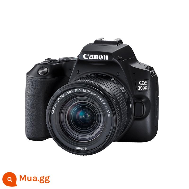 Canon 200d máy ảnh thế hệ thứ hai chụp ảnh kỹ thuật số độ nét cao máy ảnh du lịch 200D2ii entry-level single-eye camera - đen