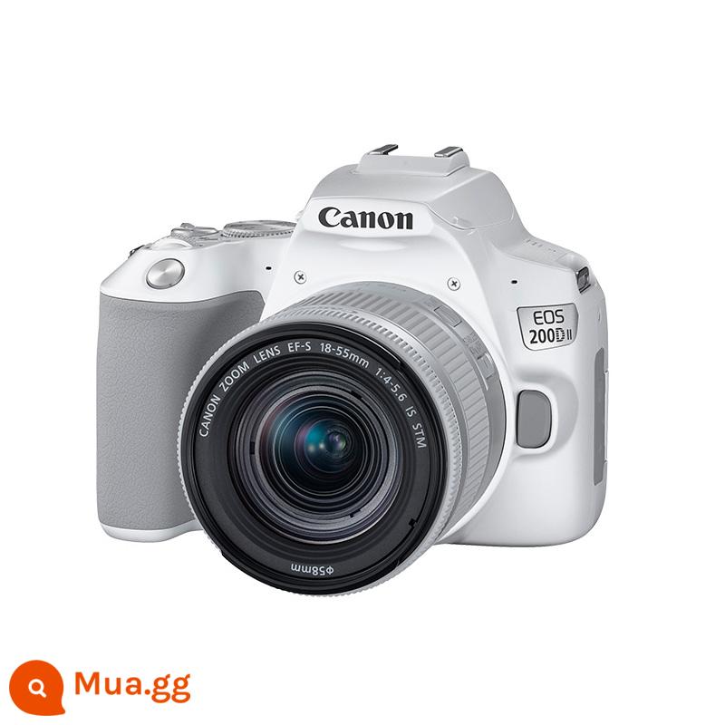 Canon 200d máy ảnh thế hệ thứ hai chụp ảnh kỹ thuật số độ nét cao máy ảnh du lịch 200D2ii entry-level single-eye camera - Trắng