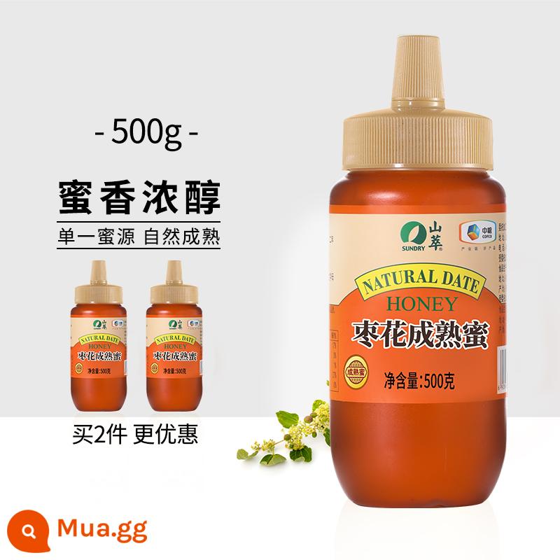 COFCO mật ong nguyên chất tự nhiên trưởng thành mật ong cây bồ đề mật ong cây keo mật ong trăm hoa mật ong đóng chai chính thức hàng đầu cửa hàng xác thực - [Hương mật ong đậm đà] Hoa táo tàu 500g