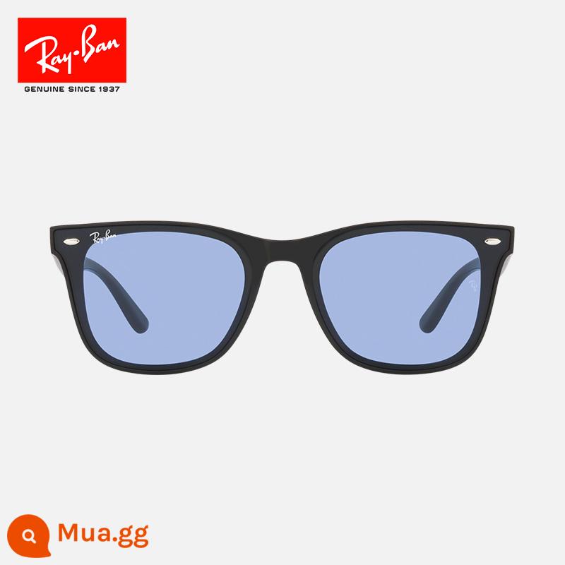 Kính râm RayBan Ray-Ban, kính râm du lịch siêu phân cực màu đen thời thượng và cá tính 0RB4391D - Ống kính xanh gọng đen 601/80 65mm