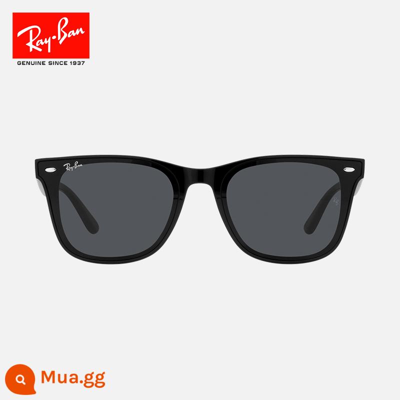 Kính râm RayBan Ray-Ban, kính râm du lịch siêu phân cực màu đen thời thượng và cá tính 0RB4391D - Ống kính màu xám đậm khung đen 601/87 65mm