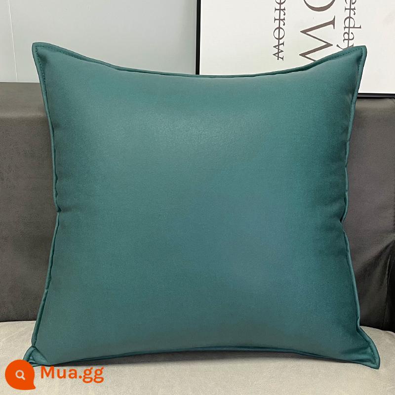 Tùy chỉnh công nghệ vải gối ánh sáng sang trọng Orange sofa da phòng khách đầu giường lớn đệm lưng gối gối không có lõi - Mẫu có viền - xanh nhạt (vỏ gối + lõi gối)