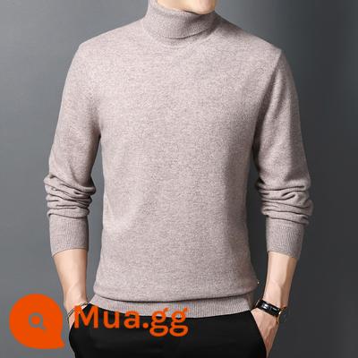 Woodpecker gỗ cashmere nam 100%loa cashmere nguyên chất áo len nam nam - Lạc đà [áo cao]