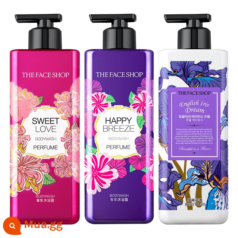 Sữa Tắm Nước Hoa The Face Shop Hương Thơm Giữ Ẩm Lâu Trọn Gói Gia Đình Màu Đỏ 3 Chai - Tình yêu ngọt ngào + cuộc gặp gỡ lãng mạn + Giấc mơ Alice