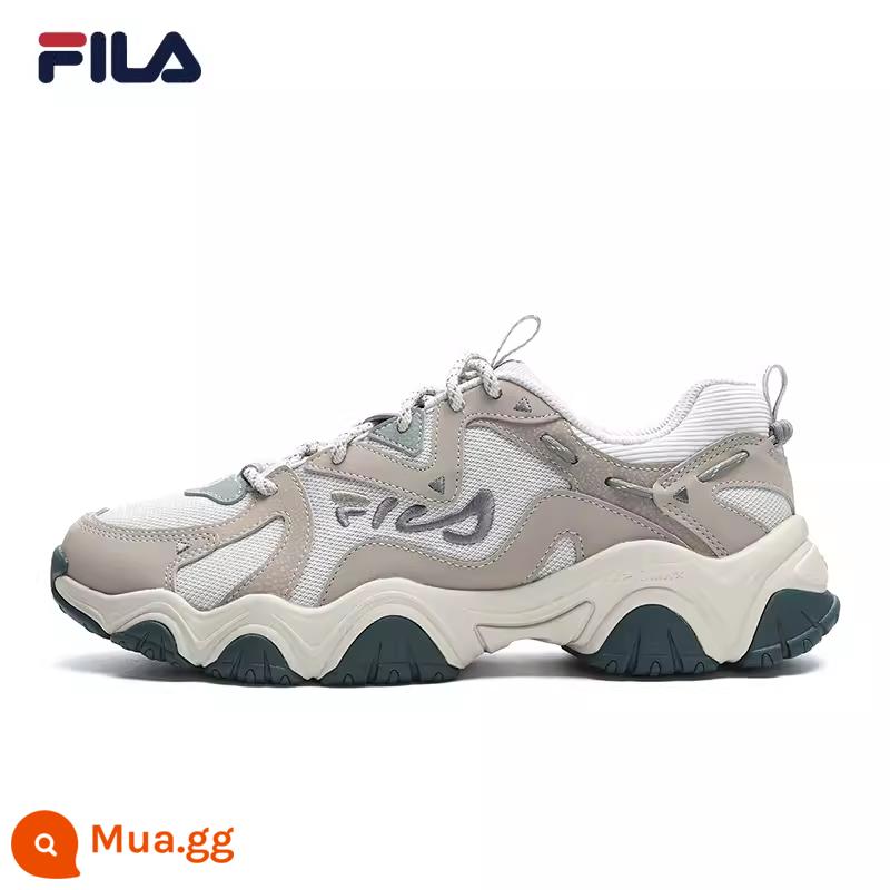 FILA Giày vuốt mèo Fila giày nữ thế hệ thứ 4 giày bố giày nữ nhẹ giày đế dày phong cách cổ điển giày thường thời trang nam - [Nam] Moon Impact/Đơn giản Taupe-MB