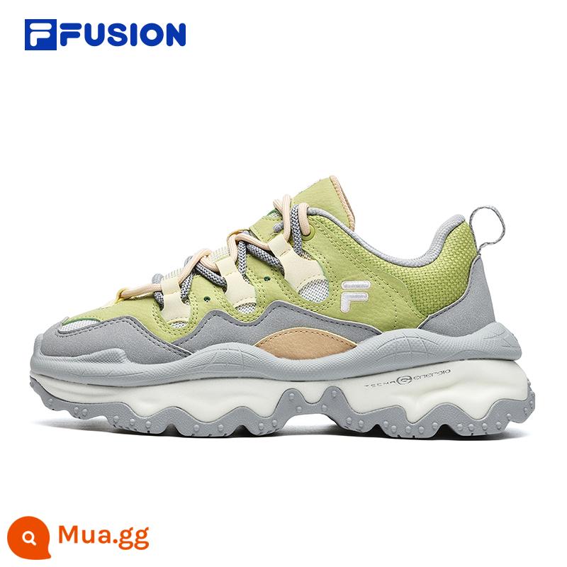 Giày bốt FILA FUSION FilaQD96 giày đế dày đế dày nữ bố giày thể thao thời trang dành cho nam - [Nữ]Nâu/Xám mưa-PN