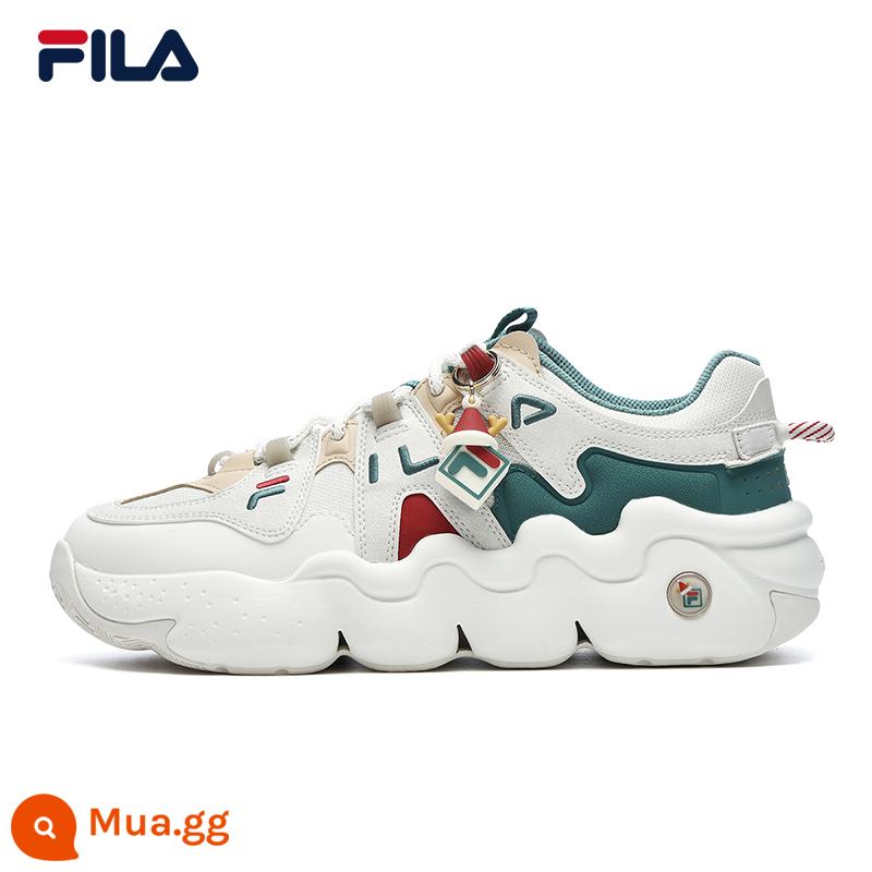 FILA Fila panini giày nữ giày thể thao giày nam 2023 giày bóng rổ mới giản dị giày cũ PANINI - Nữ/bạch tuyết/hoa huệ trắng (SLF12W312113F)