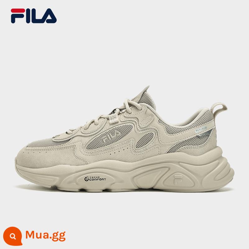 FILA Fila chính thức MARS 1S + Giày thể thao nam retro giày thể thao mùa thu 2023 giày Mars mới giày chạy bộ - Bột yến mạch màu-OM