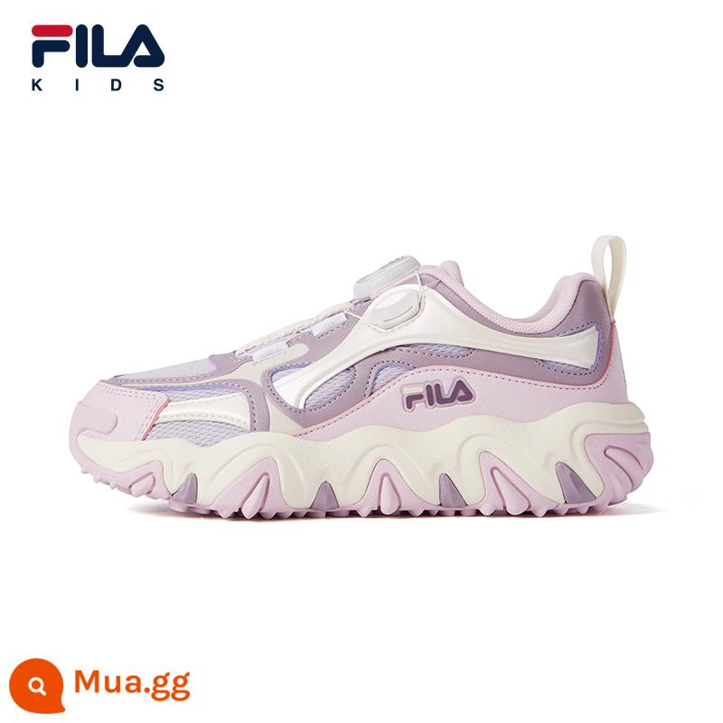 FILA KIDSFila Giày Trẻ Em Bé Trai Và Bé Gái Giày Thể Thao Mùa Đông 2023 Trẻ Em Mới Lớn Trẻ Em Núm Móng Vuốt Hổ giày - Lan Xu Tím/Trái Cây Tím Gummy-POP