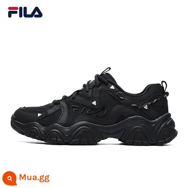 FILA Fila couple mèo vuốt giày nam thế hệ thứ 4 giày thể thao retro thời trang đế dày giày thường giày daddy giày nữ - [Nữ] Đen-BK