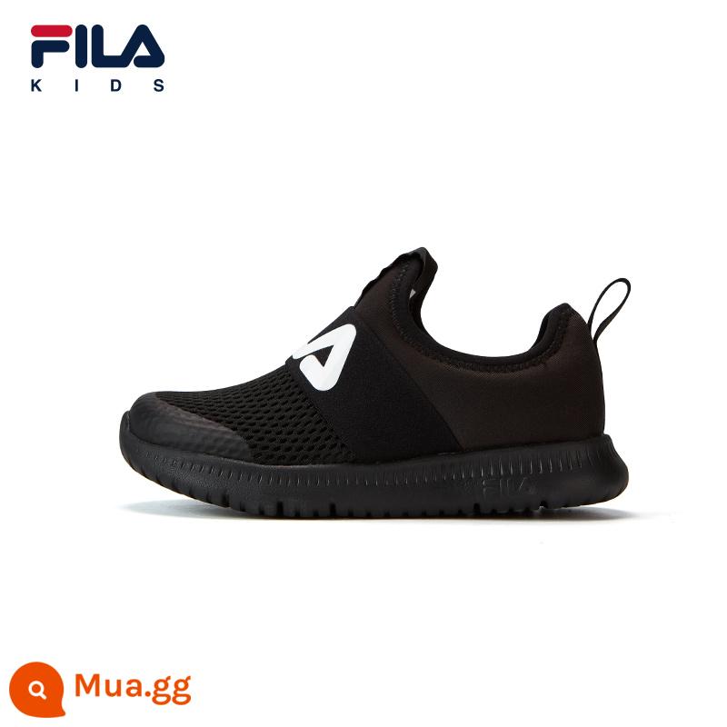 FILA KIDSFila giày trẻ em giày thể thao trẻ em mùa hè bé trai và bé gái một bàn đạp giày lưới thoáng khí giày chạy bộ - [Trẻ em] Đen-ABK