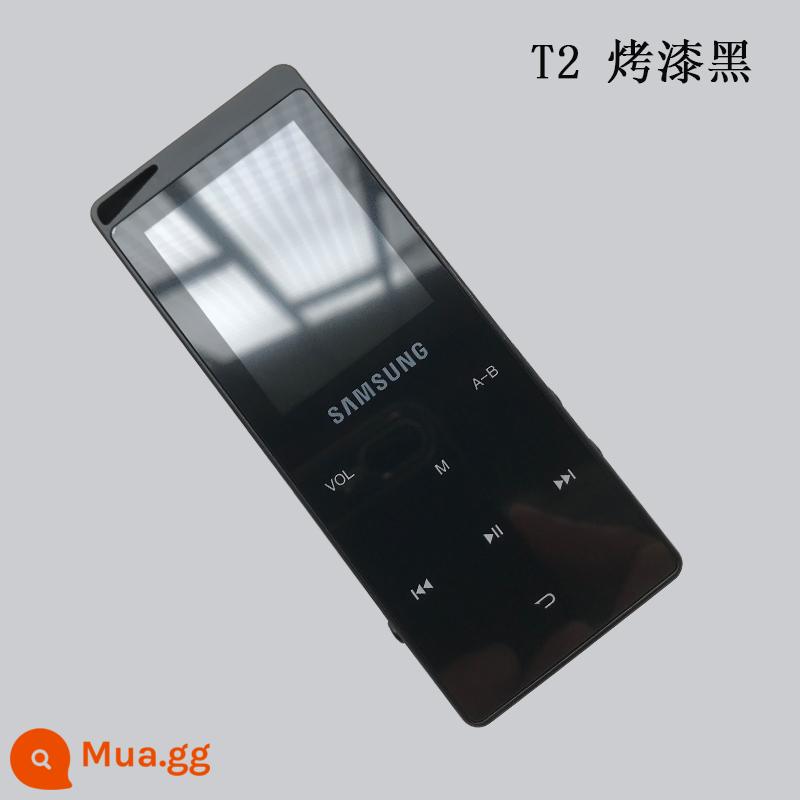 HIFI không méo tiếng mp3 walkman phiên bản sinh viên có thẻ ngoài máy nghe nhạc mp4 bluetooth cảm ứng vỏ kim loại - Samsung T2 Bluetooth phiên bản ngoài sơn đen