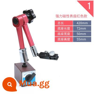 Bộ chỉ báo quay số cần hiệu chuẩn Độ chính xác của chỉ báo quay số đầu chỉ báo 0,001 phần trăm Đế từ tính đa năng 0-10 - bạc