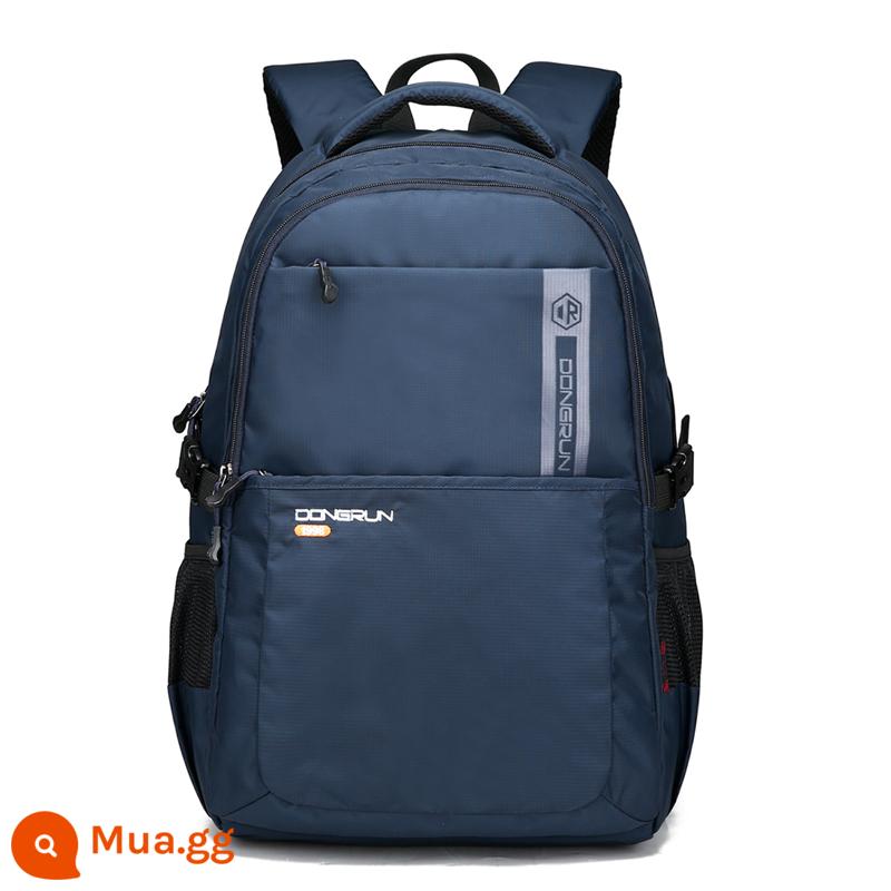 Ba Lô Nữ 2024 Mới Ba Lô Du Lịch Dung Tích Lớn Du Lịch Nam Nhẹ Schoolbag Bé Trai Học Sinh Trung Học Cơ Sở - Màu xanh hải quân