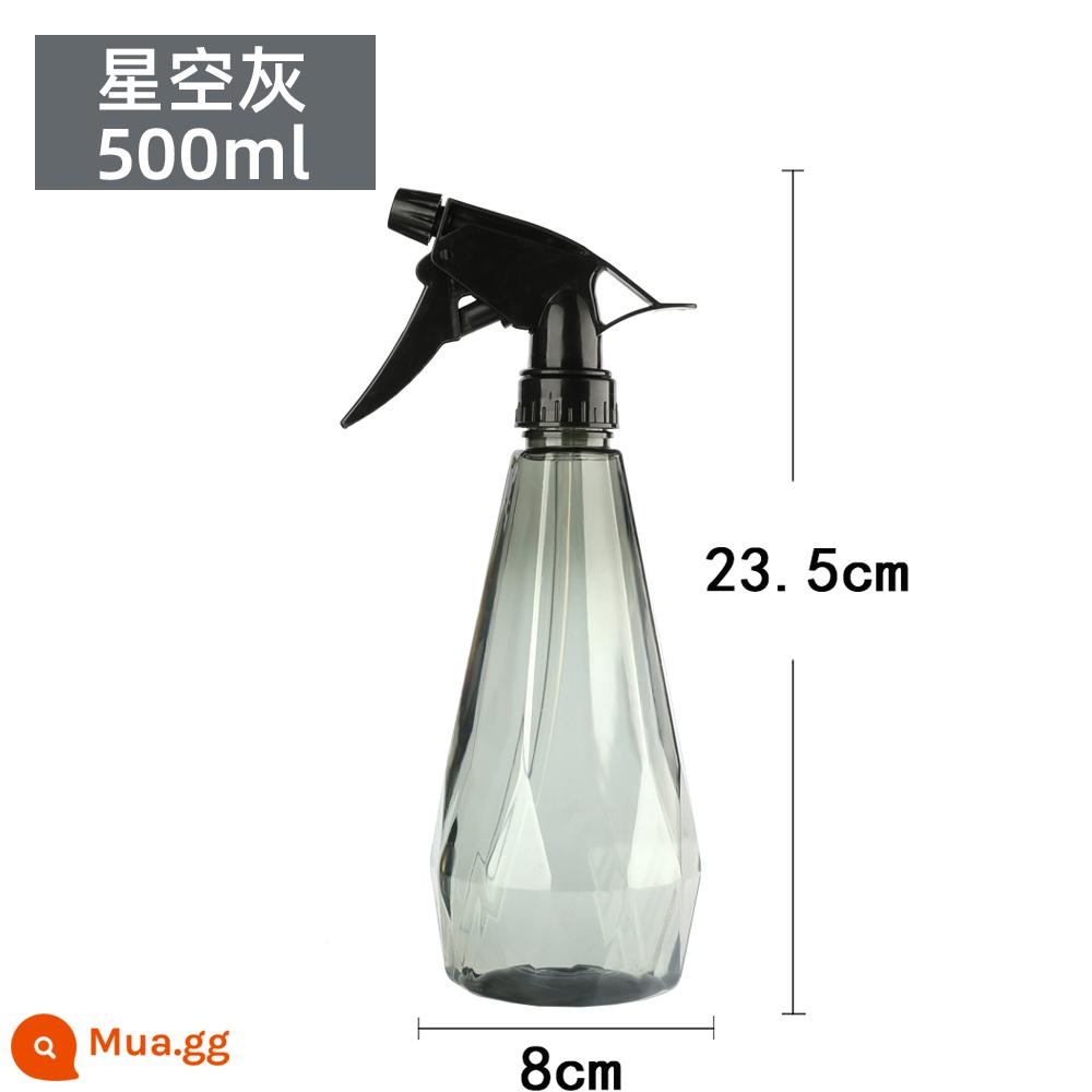 Bình tưới nước tưới hoa hộ gia đình áp suất không khí khử trùng nhỏ đặc biệt bình xịt phun tưới nước hiện vật vệ sinh bình xịt - Bình tưới nước phiên bản dài tinh tế màu xám 500ml