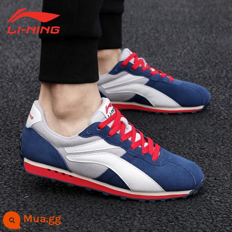 Giày li ning abang giày thể thao nam mùa xuân và giày mùa thu sneeper giày chạy giày nam giày chính hãng giày nam - 265 xanh xám trắng [Giày Forrest Gump]