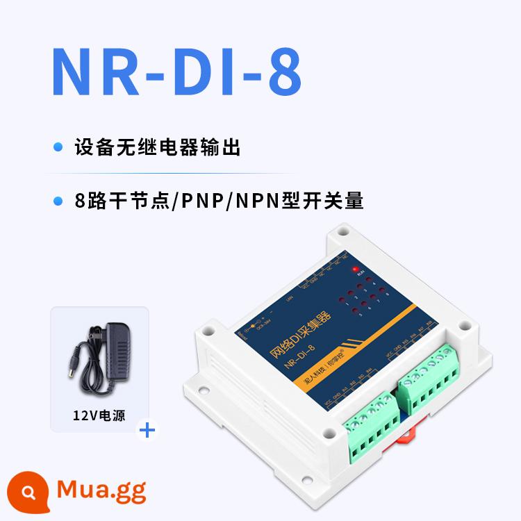 Điều khiển mạng chuyển tiếp mạng 1-to-1, 1-to-many, many-to-1, many-to-many - NR-DI-8 (có nguồn điện 12V)