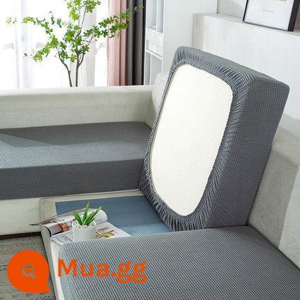 Kẻ sọc co giãn ghế sofa bao gồm tất cả kết hợp ghế sofa đệm tựa lưng bọc ghế sofa đa năng bọc ghế sofa - Kẻ sọc xám chải