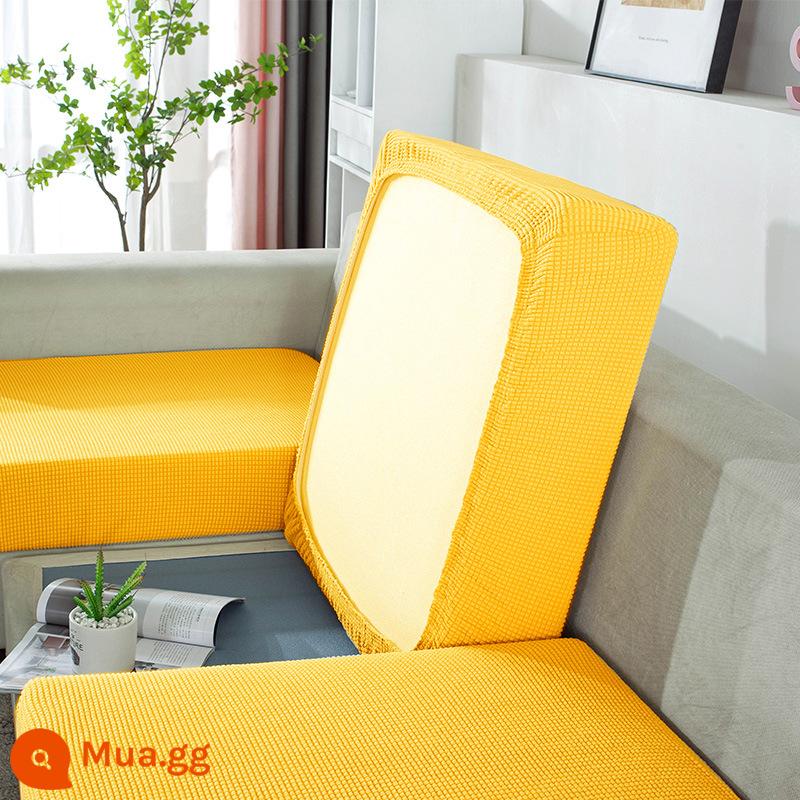 Kẻ sọc co giãn ghế sofa bao gồm tất cả kết hợp ghế sofa đệm tựa lưng bọc ghế sofa đa năng bọc ghế sofa - Kẻ sọc chải màu vàng sáng