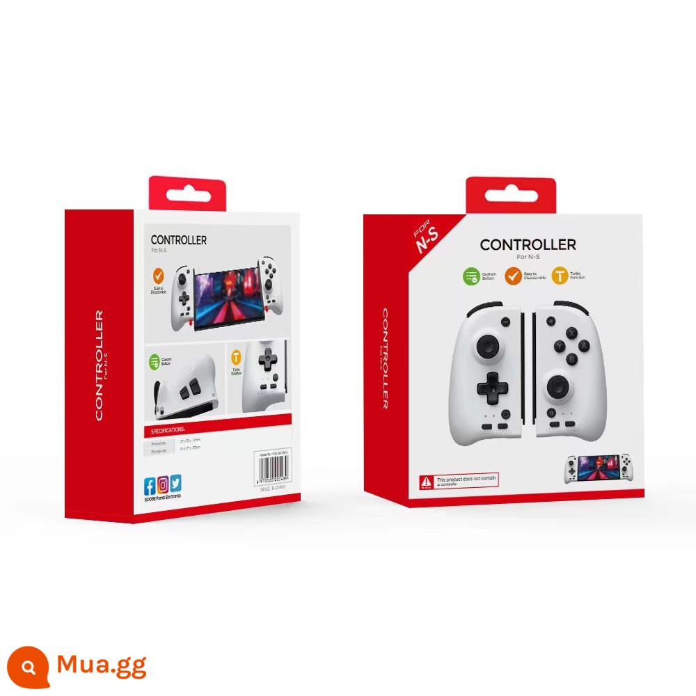 DOBE ban đầu Switch joycon elite tay cầm trái và phải PRP OLED tay cầm hai mảnh somatosensory NS phụ kiện - Tay nắm trái và phải DOBE Elite màu trắng